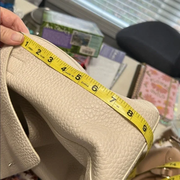 Gorgeous Orciani Italy Bag Hammered Leather - Picture 9 of 10